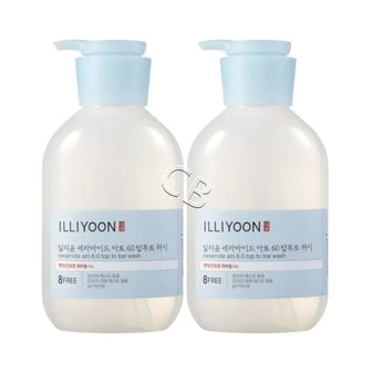  일리윤 세라마이드 아토 6.0 탑투토 워시 500ml 2개 + 리필 500ml