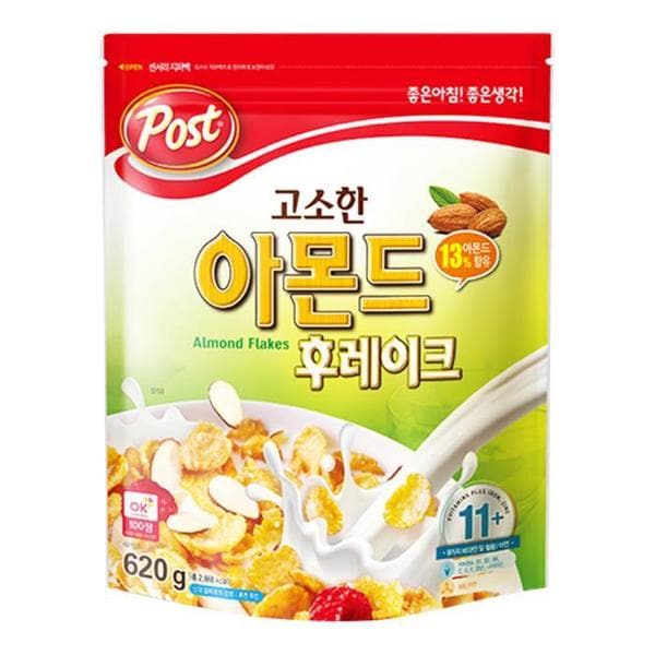 동서식품 포스트 고소한 아몬드 후레이크 620g(1)