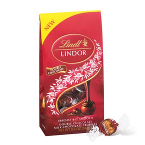 린트Lindt  &  Sprungli  Lindt  LINDOR  더블  초콜릿  밀크  초콜릿  트러플  8.5  온즈  가방