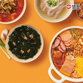 생생듬뿍 국탕찌개 4종 450g 3+3팩 /부대찌개/육개장/곰탕