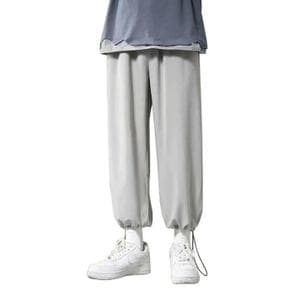 로아리빙데일리 와이드 팬츠 밴딩 트레이닝 루즈핏 통큰 바지