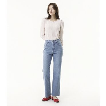 플라스틱아일랜드 스트레이트핏 데님 팬츠 (PR2DP363)