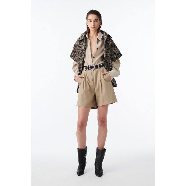 [여주점] [이로] 여성 AUDE 캐주얼 오버 셔츠 IOSAW25101BEL