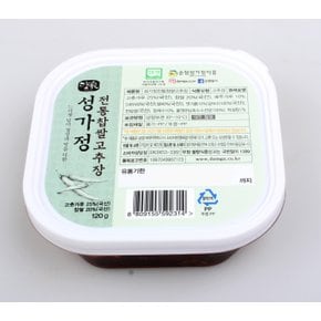 [담가] 우리전통 찹쌀고추장 120g [우리농산물/산지직송/순창성가정식품]