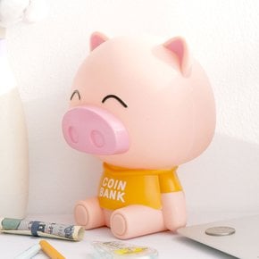 7000 해피 돼지 저금통 옐로우 [N4택배]