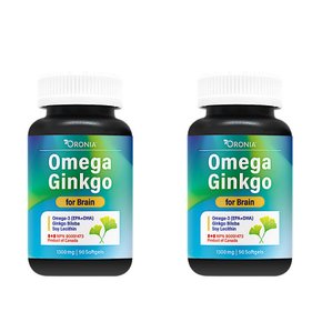 캐나다 오로니아 오메가 징코 Omega Ginkgo 90소프트젤 2개