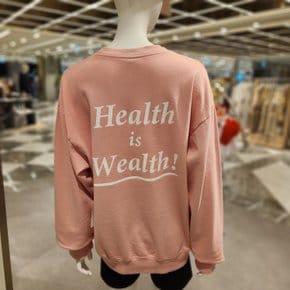 SPORTY & RICH HEALTH IS WEALTH CREWNECK  맨투맨 GFI49L010