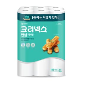  안심 키친타월 185매x12롤
