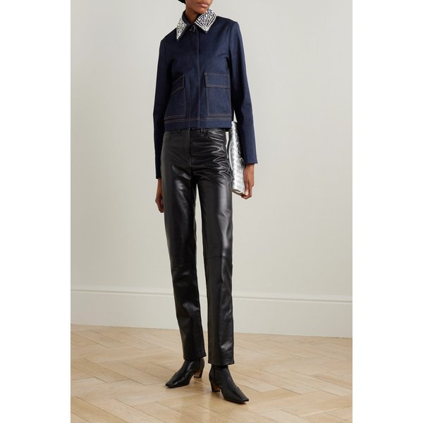 베로니카비어드 배링턴 크리스탈 장식 데님 재킷 46376663162975432