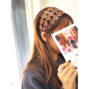 Charming dot wide Hair band 챠밍 도트 와이드 헤어밴드