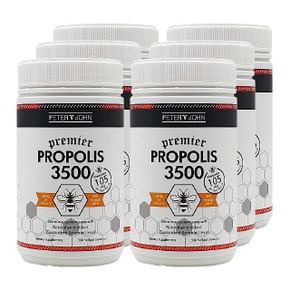 프로폴리스 원액 플라보노이드 리퀴드 3500mg 300정 뉴질랜드 피터앤존 6개