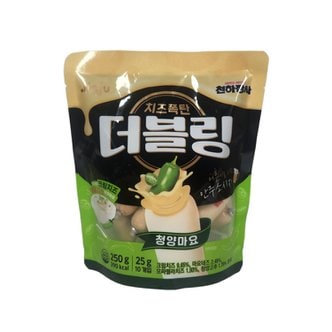  진주햄 천하장사 더블링 청양마요 소시지 250g(25g x 10개입) 1봉