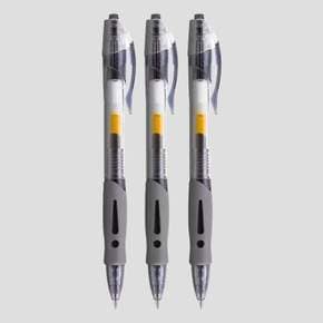 학교 학원용 블랙 유성볼펜 0.5mm 고급 안정적 그립감