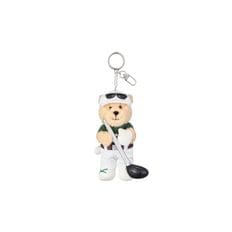 032C 스타벅스 골프 베어리스타 키체인 남자 Starbucks Golf Bearista Keychain Male