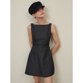 knot Belt Mini Dress(2color)