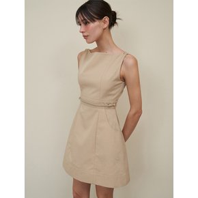 knot Belt Mini Dress(2color)