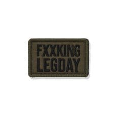 짱재 FXXKING LEG DAY 와펜 패치 카키 U2ECV2310KH