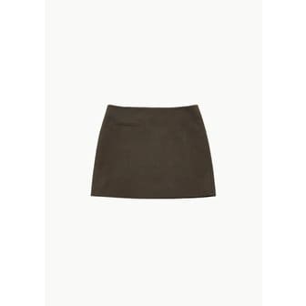 샵아모멘토 샌디리앙 24SS SANDY LIANG CATBUS SKIRT IN BROWN