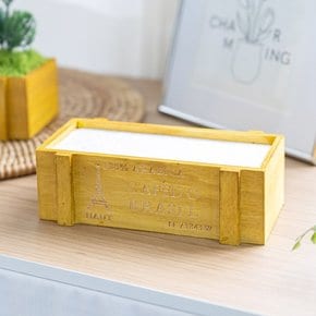 엔틱직사각우드 화분 중o 15x5cm 인테리어 장식 소품 만들기 재료 diy