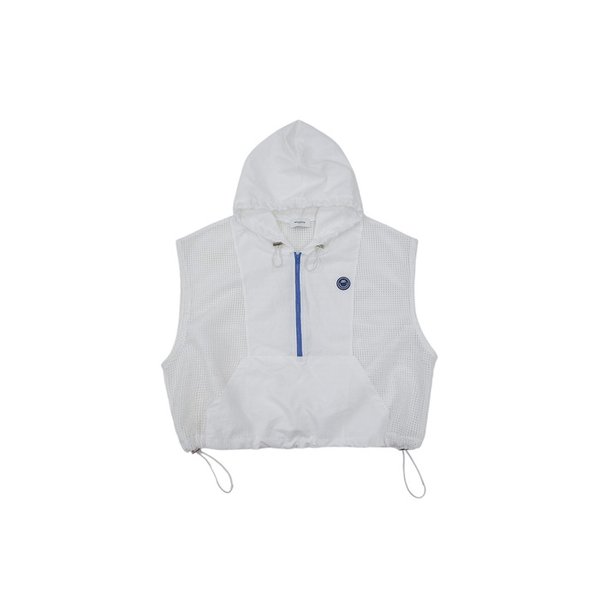 스마일 썸머 메시 베스트 WHITE