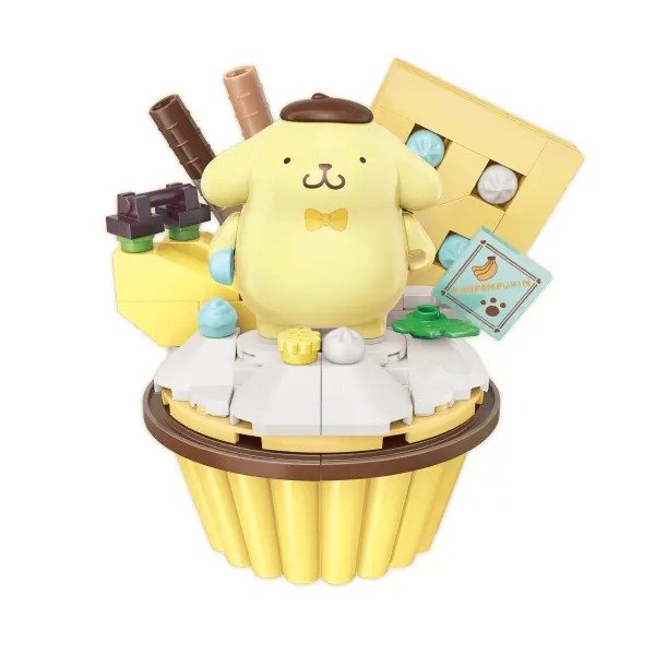 [여주점] 산리오 블록 폼폼푸린 바나나 와플 컵케이크