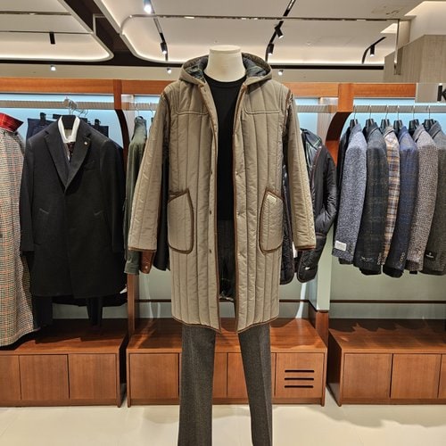초경량 후드 퀼팅 안감 포인트 패딩 점퍼 2종 택1(CKU25L0M9)