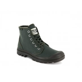 [팔라듐] 하이 컷 스니커즈 PAMPA HI ORIGINALE 캔버스 OLIVE NIGHTBLACK (326) 22.5 cm