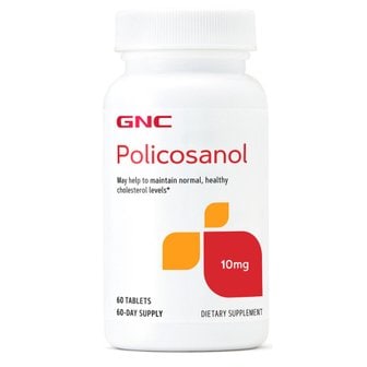 GNC 지엔씨 폴리코사놀 10mg 60타블렛 미국직구