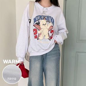 스타 베어 프린팅 기모 맨투맨_P378055769