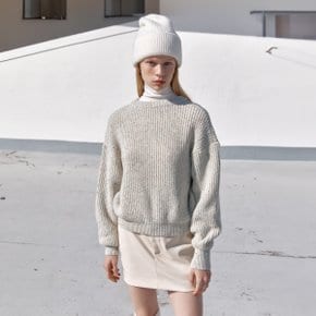 RAFAEL Semi Oversized Superfine Wool Knit_Ivory