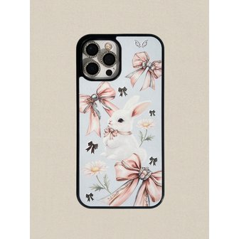 하우스오브스토리즈 Ribbon Bunny - Pastel Blue Phone Case