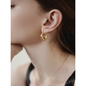 Simple harp shape earring