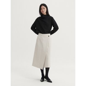 GENT WRAP SKIRT (2 COLORS)