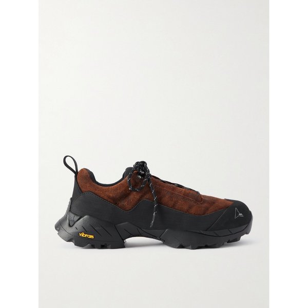 카타리나 러버 가죽 트리밍 브러시드 스웨이드 하이킹 스니커즈 46376663163005021