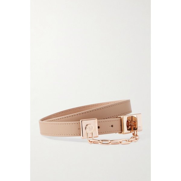 락 체인 디테일 가죽 벨트 46376663162949412