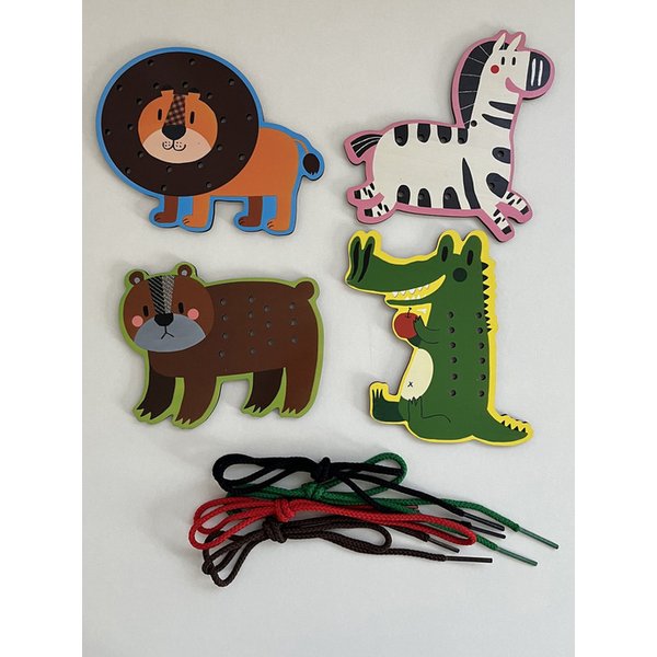 원목 실꿰기놀이