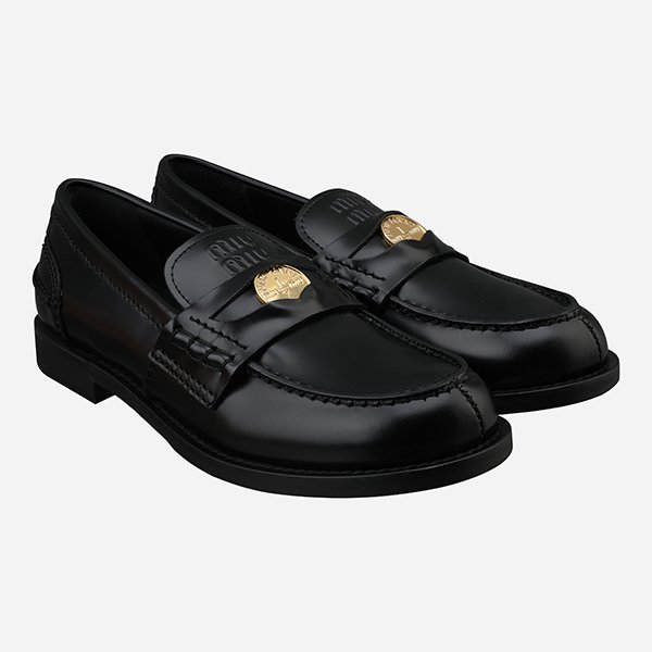 [시흥점] 6S 5D773D ULX F0002 여성 가죽 페니 로퍼 블랙