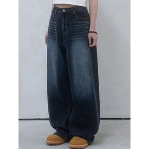 Basic Brush Daily Wide Pants DEEP BLUE
