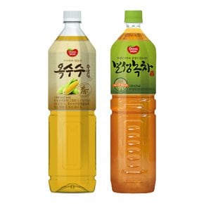 동원 옥수수수염차 + 녹차 1.5L 각 3입 총 6입 대량 소량 사무실