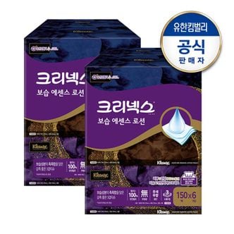 NS홈쇼핑 크리넥스 보습 에센스로션 미용티슈 150매 x 6개입 x 2팩[33842752]