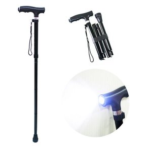 LED 10단 네발 지팡이