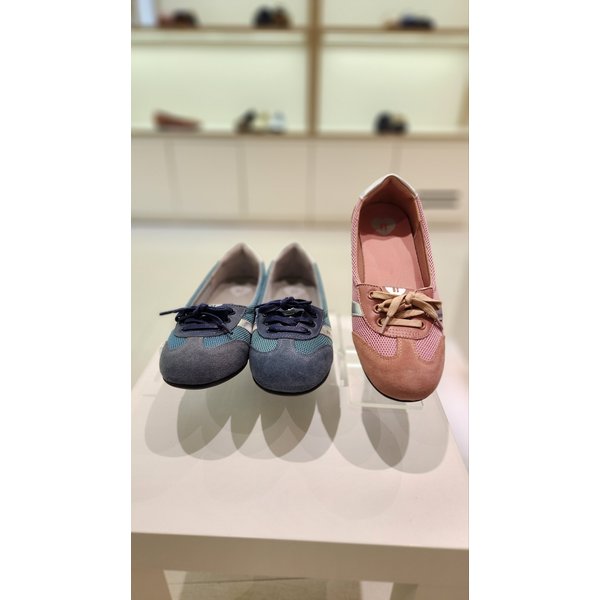 [여주점] 바바라 패브릭 메쉬 여성 플랫 스니커즈 2컬러 BBI532