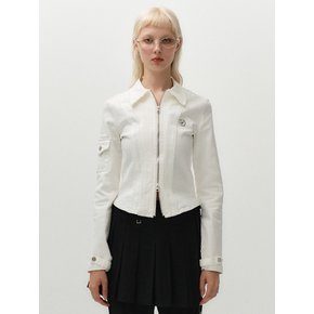 cut line jacket (ivory)