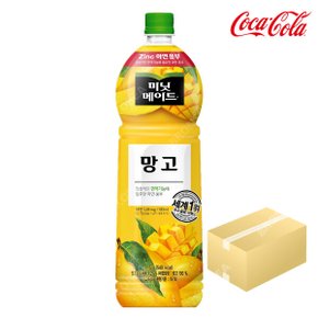 코카 미닛메이드 망고 1.5L X 12ea / PET 주스 과일 음료수