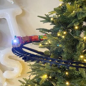 크리스마스 트리장식 움직이는 전동 기차 소품