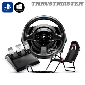 트러스트마스터 T300 GT 레이싱휠, NLR 레이싱 시트 패키지(PS5,PS4,PC용) SSG
