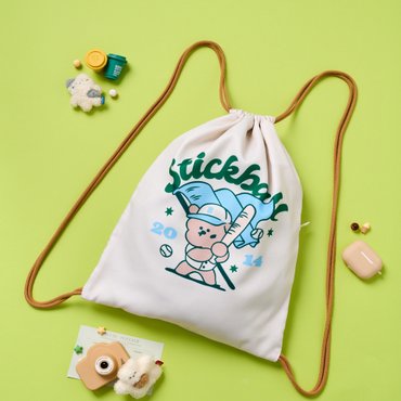 BUTTER(버터) [버터샵] 스틱볼 구름이 스트링 백팩 아이보리