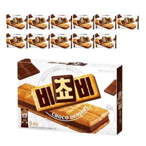 오리온 비쵸비 초코비스킷 125g x 12개/ 커피과자