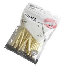 아트박스/익스트리모 Everyday 치간칫솔 L형 SSS 0.7mm 20개입 CH808