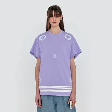 EENK WACKY Oversized Graphic T-Shirt - Lavender